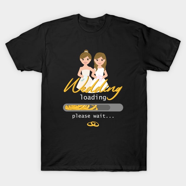 Wedding Loading T-Shirt by Rocadisseny